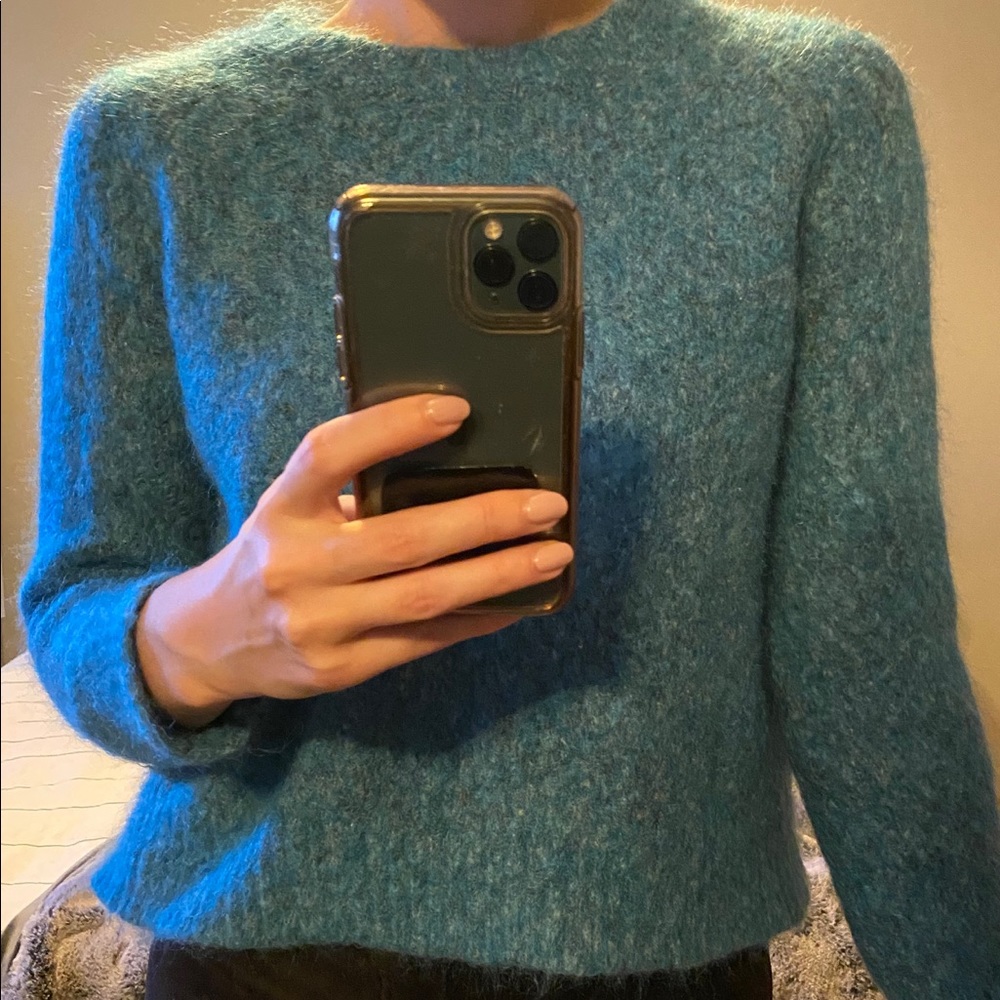 Closed Sweater in blue/green